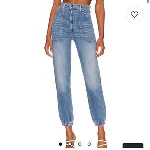 MOTHER High Rise Light Blue Jeans
